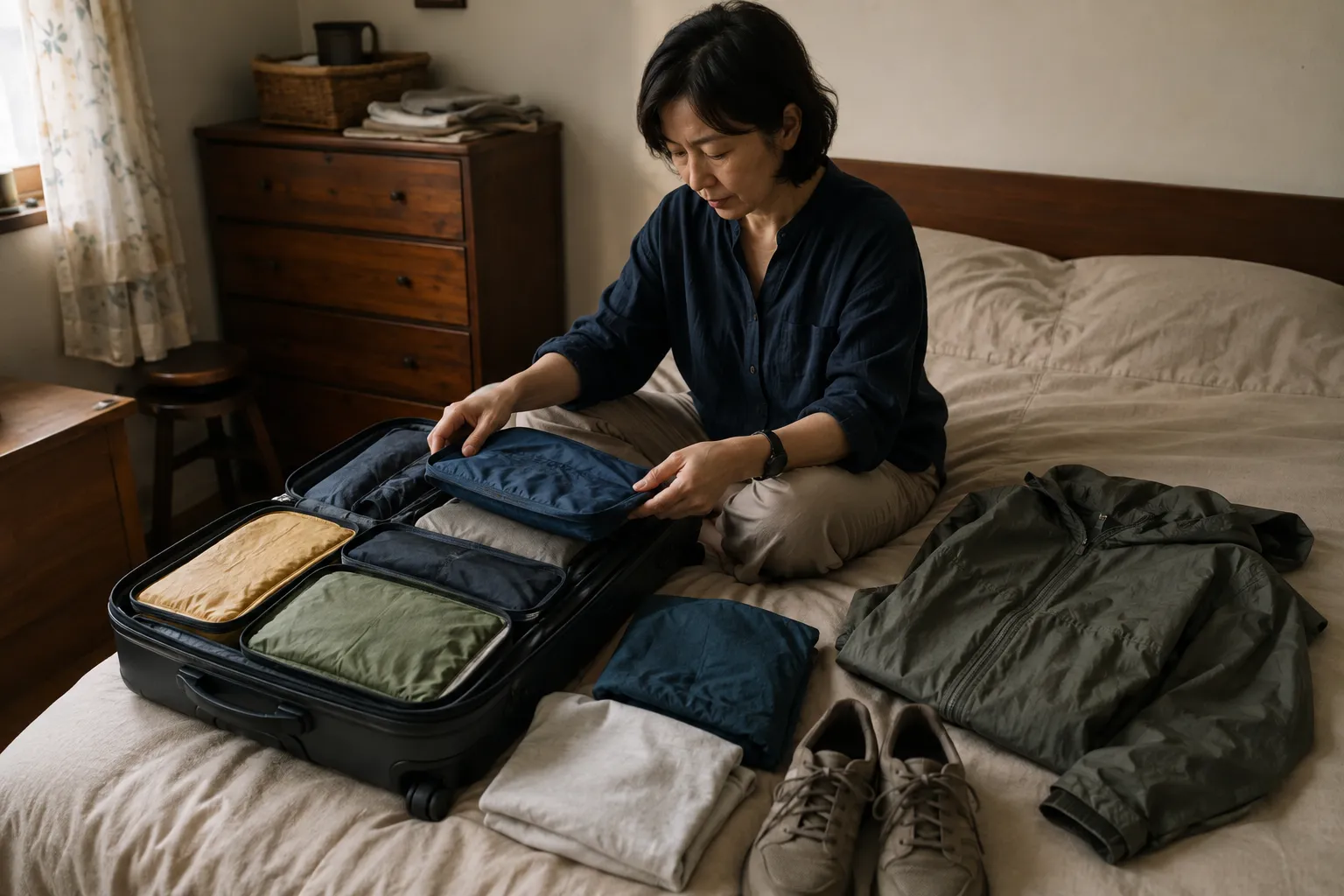 文章〈旅行時，收納要跟著情境走〉的居家與物品流動情境封面圖